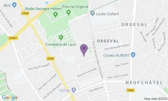 Localisation Banque Postale Agence de Reims Raymond Poincaré