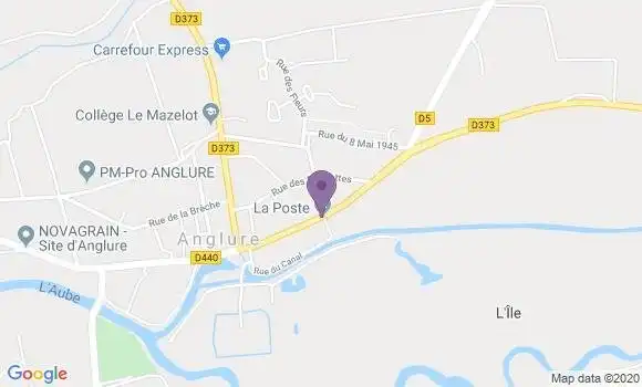 Localisation Banque Postale Agence d