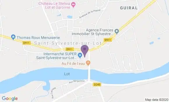 Localisation Banque Postale Agence de Penne d