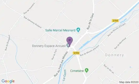 Localisation Banque Postale Agence de Trainou