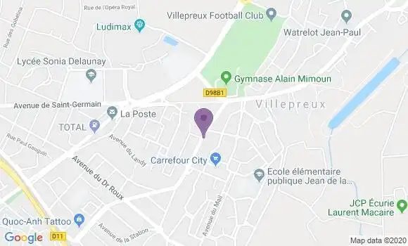 Localisation LCL Agence de Villepreux