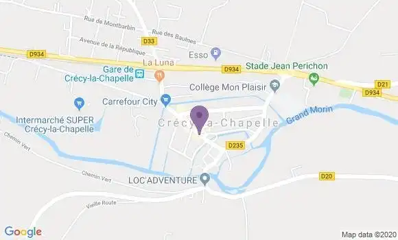 Localisation Banque Postale Agence de Pont Saint Martin
