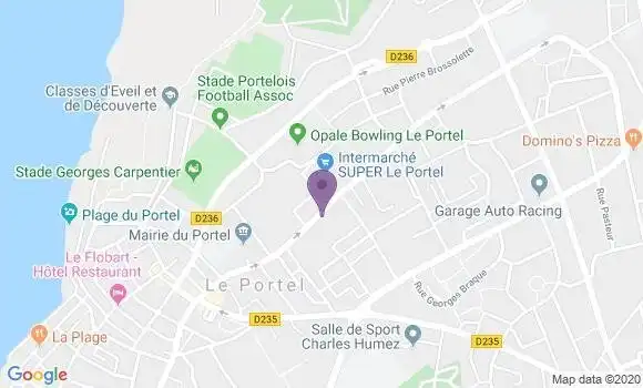 Localisation LCL Agence de Le Portel
