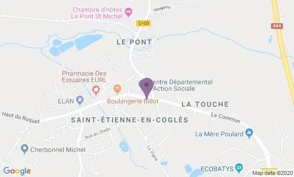 Localisation Banque Postale Agence de Saint Etienne Préfecture