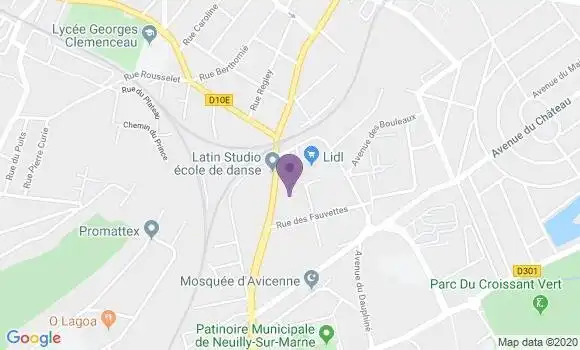 Localisation LCL Agence de Neuilly sur Marne