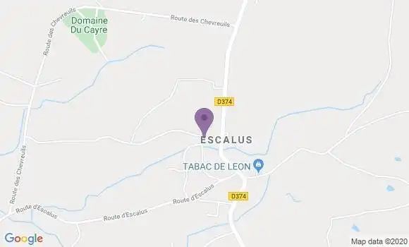 Localisation Banque Postale Agence de Vielle Saint Girons