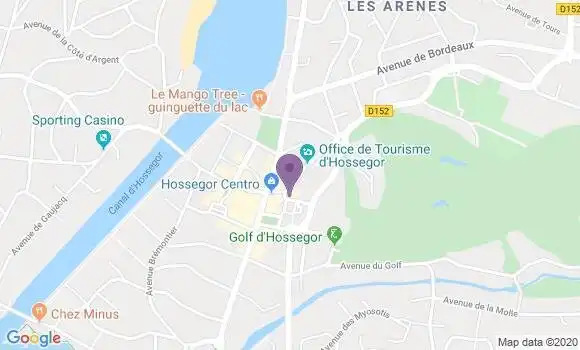 Localisation Banque Postale Agence de Soorts Hossegor