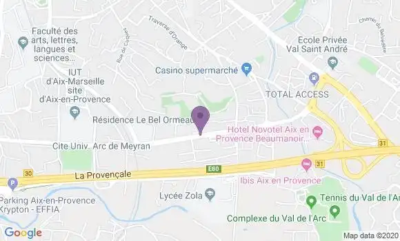 Localisation LCL Agence d