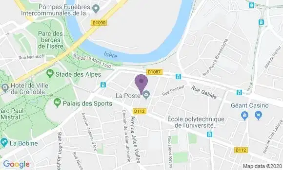 Localisation Banque Postale Agence de Saint Martin d
