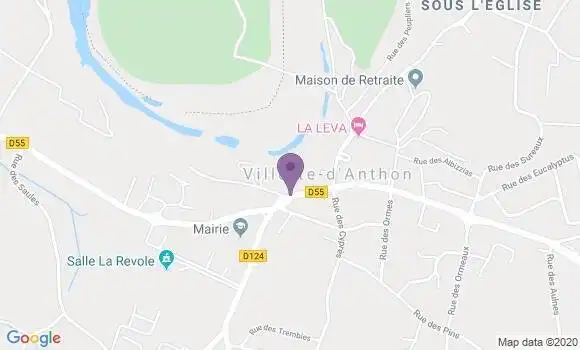 Localisation Banque Postale Agence de Villette d