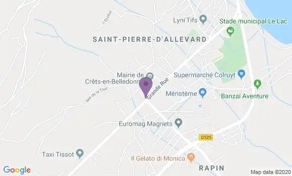 Localisation Banque Postale Agence de Saint Pierre d