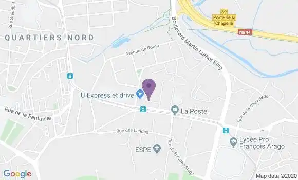 Localisation LCL Agence de Nantes Universités