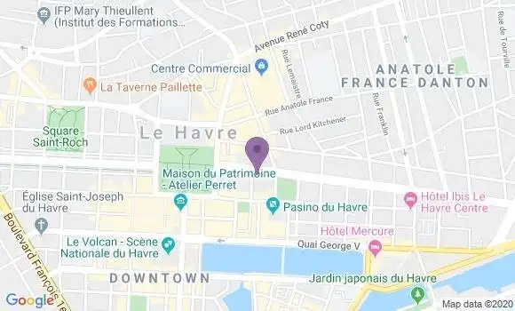 Localisation LCL Agence de Le Havre