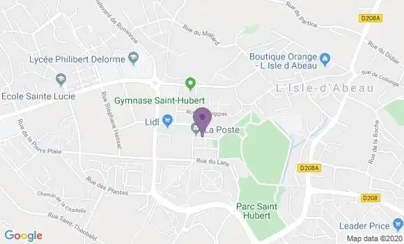 Localisation Banque Postale Agence de L