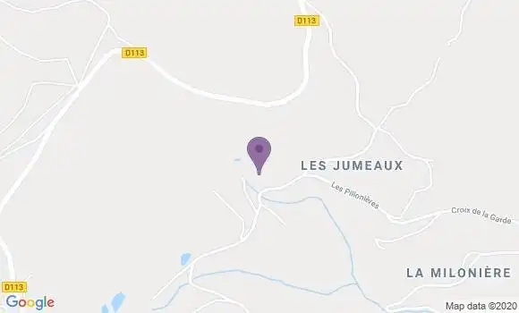 Localisation Banque Postale Agence de Chasse sur Rhône