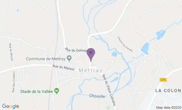 Localisation Banque Postale Agence de La Membrolle sur Choisille