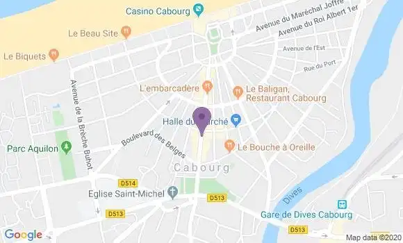 Localisation LCL Agence de Cabourg