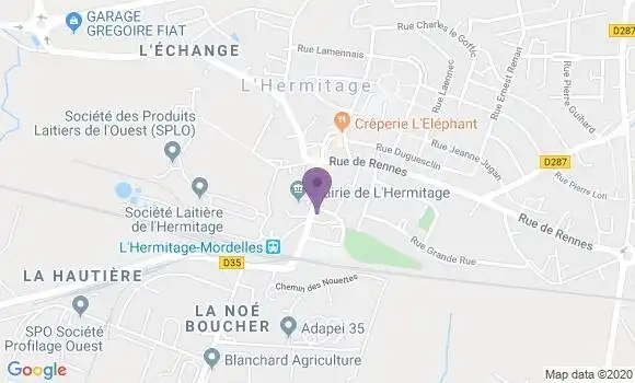 Localisation Banque Postale Agence de L