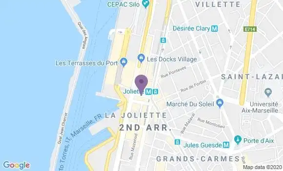 Localisation LCL Agence de Marseille Habitat