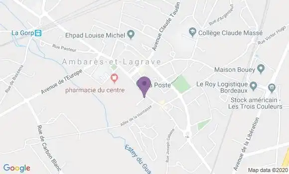 Localisation Banque Postale Agence d