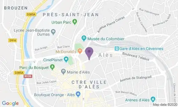 Localisation Banque Postale Agence d