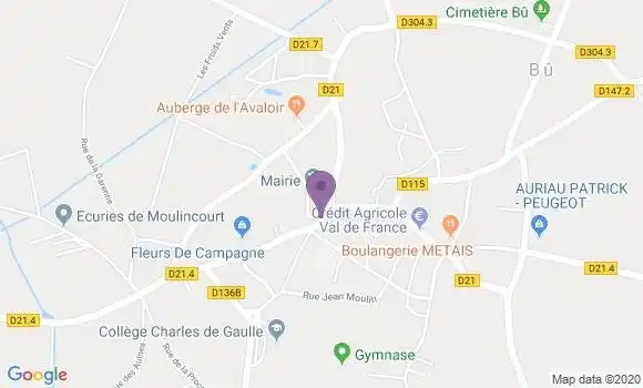Localisation Banque Postale Agence de Bû