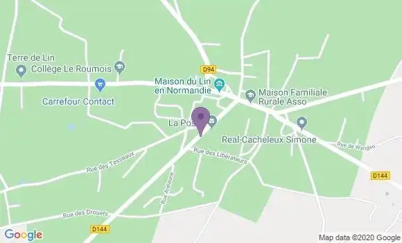 Localisation Banque Postale Agence de Routot