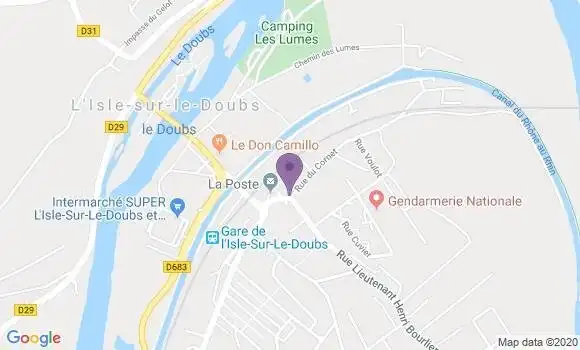 Localisation Banque Postale Agence de L
