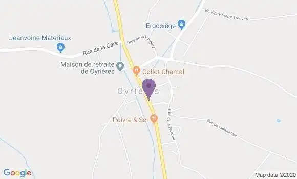 Localisation Banque Postale Agence de Franois
