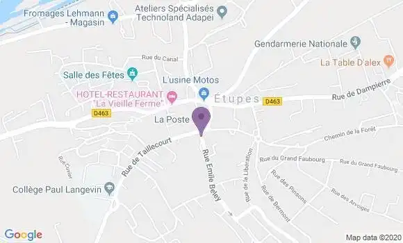 Localisation Banque Postale Agence d