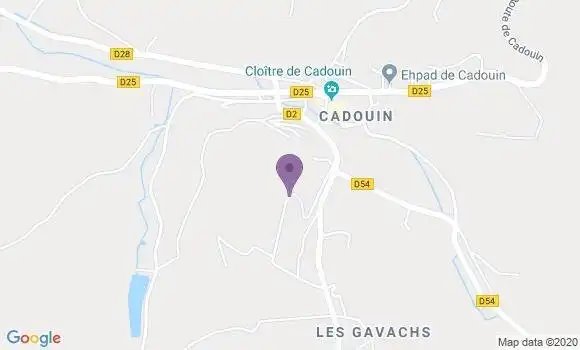 Localisation Banque Postale Agence de Le Buisson de Cadouin