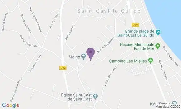 Localisation Banque Postale Agence de Saint Cast le Guildo