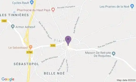 Localisation Banque Postale Agence de Plaintel
