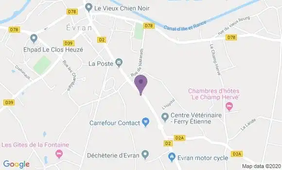 Localisation Banque Postale Agence d