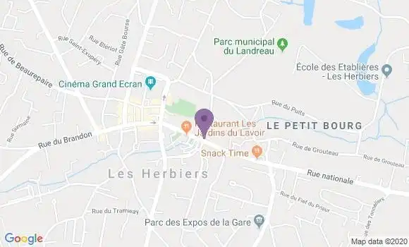 Localisation Banque Postale Agence de Genlis