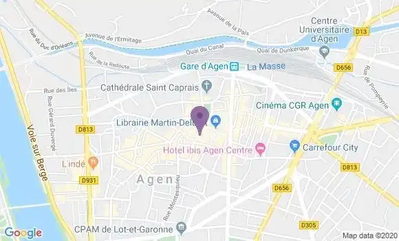 Localisation LCL Agence d