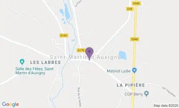 Localisation Banque Postale Agence de Saint Martin d