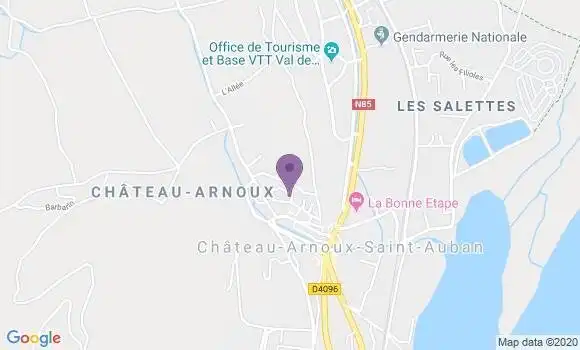 Localisation LCL Agence de Saint Auban