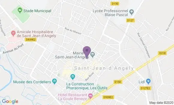 Localisation Banque Postale Agence de Saint Jean d
