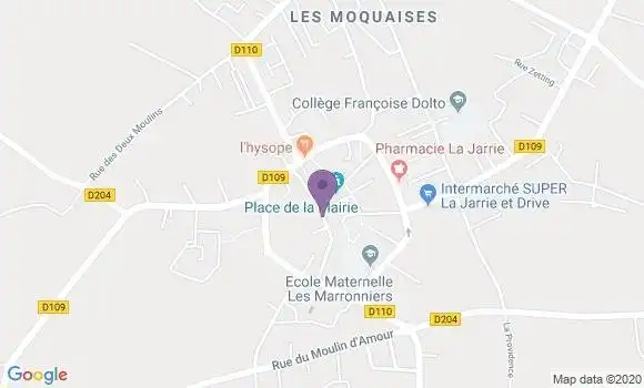 Localisation Banque Postale Agence de La Jarrie