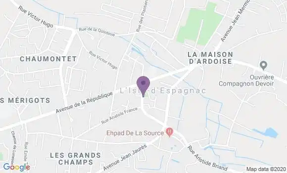 Localisation Banque Postale Agence de L