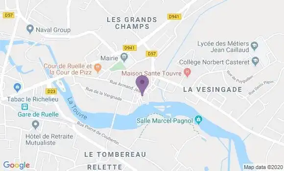 Localisation Banque Postale Agence de Champniers