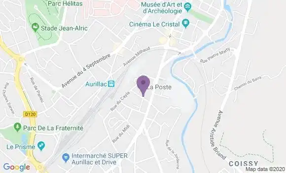 Localisation Banque Postale Agence d