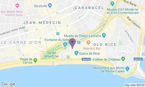 Localisation LCL Agence de Nice Aéroport