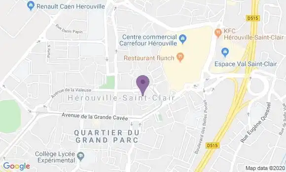 Localisation Banque Postale Agence de Hérouville Saint Clair
