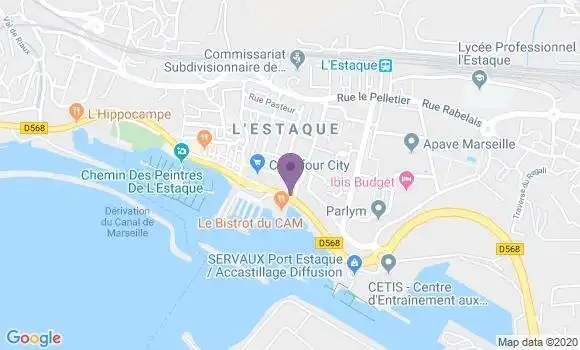 Localisation Banque Postale Agence de Marseille l