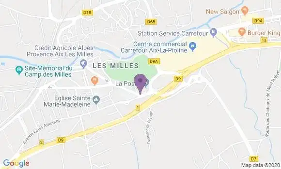 Localisation Banque Postale Agence d