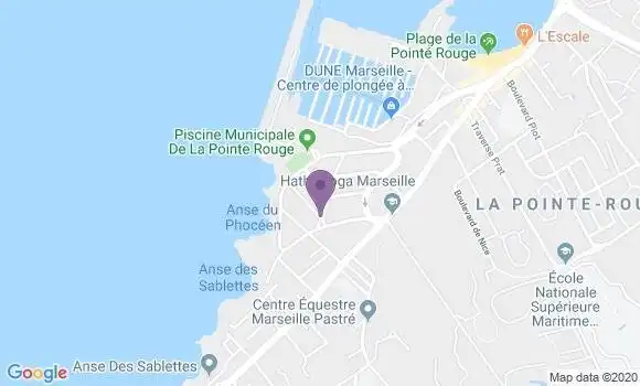 Localisation Banque Postale Agence de Marseille Grand Littoral