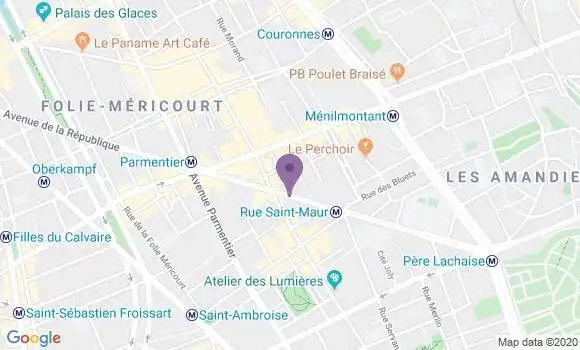 Localisation LCL Agence de Paris Saint Maur Parment