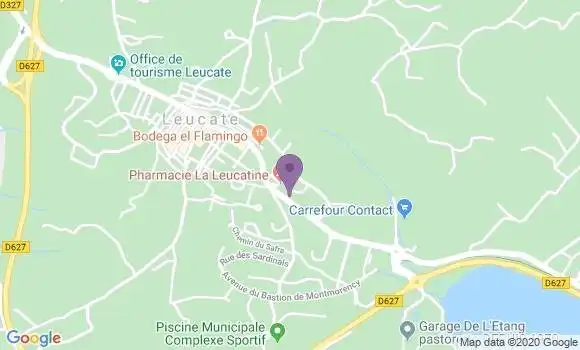 Localisation Banque Postale Agence de Leucate